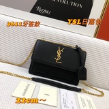 Сумка Saint Laurent с узором «зубочистки» и застежкой «закат» из высококачествен