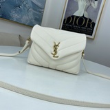 Высококачественная сумка LOULOU mini, изготовленная в Италии из натуральной кожи
