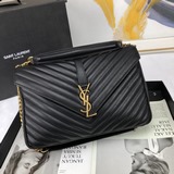 Высококачественная копия (большой размер) сумки Saint Laurent arisCollege с цепо