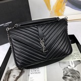 Высококачественная копия (большой размер) сумки Saint Laurent arisCollege с цепо