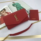 ysl Суперпрактичная маленькая сумка. Кожа с шариковым узором. Ремешок можно снят