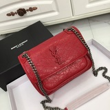 Сен-Лоран.81031#. Сумка Saint Laurent Niki с откидной крышкой, очень вместительн