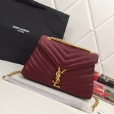 Классическая сумка-цепочка YSL, оригинальная фурнитура, простая и вместительная 