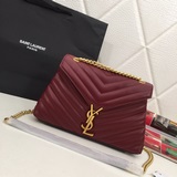 Классическая сумка-цепочка YSL, оригинальная фурнитура, простая и вместительная 