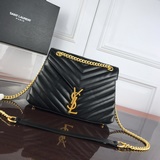 Классическая сумка-цепочка YSL, оригинальная фурнитура, простая и вместительная 