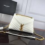 Классическая сумка с цепочкой от YSL, оригинальная фурнитура, простая и вместите
