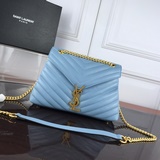 Классическая сумка с цепочкой от YSL, оригинальная фурнитура, простая и вместите