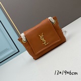 Новая сумка Saint Laurent mini nolinamonogram nolita с клапаном спереди.