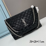 Сумка для покупок Saint Laurent YSL из натуральной кожи. Роскошный и энергичный 