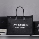 Летняя ограниченная серия плетеных сумок Rive Gauche Tote Bag, сумка для покупок