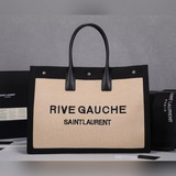 Летняя ограниченная серия плетеных сумок Rive Gauche Tote Bag, сумка для покупок