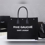 Новая модель сумки Rive Gauche Tote Bag, изготовленная на заказ из льняной ткани