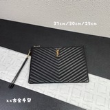 Самая классическая и популярная сумка Saint Laurent с золотой фурнитурой, 1 отде