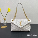 Сумка Saint Laurent Loulou Uffer, изготовлена из 100% импортной кожи.