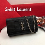 saint-laurent    Сен-Лоран, новейшая версия, импорт из Европы, кожаный чемодан.