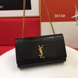 Сумка Saint Laurent с логотипом на передней клапане, ремешком через плечо с заст
