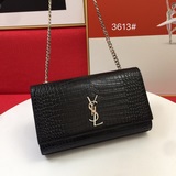 Сумка Saint Laurent с логотипом на передней клапане, ремешком через плечо с заст