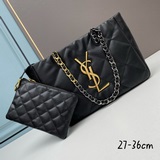 Сумка для покупок Saint Laurent YSL из натуральной кожи. Роскошный и энергичный 