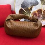 Оригинальная кожа Bottega Veneta # Новейший дизайн плетеной сумки с завязками со