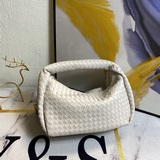 Оригинальная кожа Bottega Veneta # Новейший дизайн плетеной сумки с завязками со