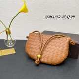 Сумка Turn bag, плетеная, подмышечная, полукруглая, двухфункциональная, с класси