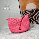 Сумка Turn bag, плетеная, подмышечная, полукруглая, двухсторонняя, с классически