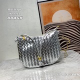 Сумка Turn bag, плетеная, подмышечная, полукруглая, двухсторонняя, с классически