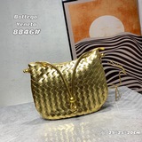 Сумка Turn bag, плетеная, подмышечная, полукруглая, двухфункциональная, с класси