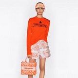 Маленькая сумка с вышивкой синего цвета D, 26,5 см, BOOK TOTE. Эта сумка Book To