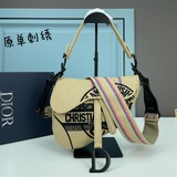 (в комплекте с коробкой) 【Dior saddle】 Большой размер： 25,5 x 20 x 6.
