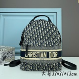 (С вышивкой) Большой рюкзак с вышивкой, обновленная версия, Dior 2023, новая вес