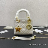 С лентой и пятиконечной звездой, серия Mini lady classic из лакированной кожи, э