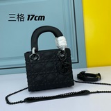【Lady Dior Mini 17 см】 В комплекте с шелковым шарфом. Размер： 17 x 1.