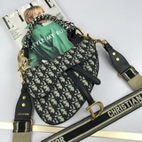 【Оригинальное качество Dior saddle серия Old Flower, лучшая версия в Интернете】Б