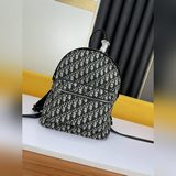 (С вышивкой) Большой рюкзак с вышивкой, обновленная версия, Dior 2023, новая кол