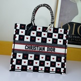 Новый материал Dior, новейшая модель ранней весны, сумка для покупок, сумка чере