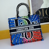 Новый материал Dior, новейшая модель ранней весны, сумка для покупок, сумка чере