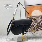 【Dior saddle Старая классическая сумка с тонким ремешком и отпечатком ладони】 【В
