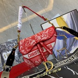 Высокое качество Сумка Di0r Saddle в стиле ретро возвращается в моду. Это популя