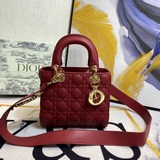 В комплекте с шарфом (Lady Dior) Новый ремешок с буквами  Четырехсекционная сумк