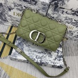 【Оригинальное высокое качество】 Сумка Dior с серебряной застежкой, пять отделени