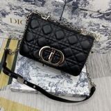 【Оригинальное высокое качество】 Сумка Dior с серебряной застежкой, пять отделени