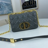 Dior Новая сумка из кожи ягненка с пятиконечным ремешком и плетением в виде лозы