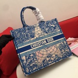 Новый материал Dior, новейшая модель ранней весны, сумка для покупок, сумка чере