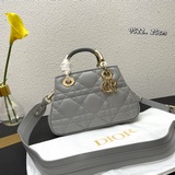 Lady Dior, модель с подиума, сумка Princess Diana из кожи телячьей кожи с стеган