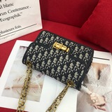 Оригинальная сумка Dior 0861# с вышивкой из брезента, оригинальная сумка почталь