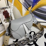 Высокое качество оригинальной кожи Классическая сумка Dior Saddle возвращается в