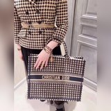 Dior, новейшая коллекция ранней весны, сумка для покупок, одноплечевая сумка, оф