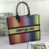 С шарфом, принтом Dior, новейшая модель ранней весны, сумка для покупок, сумка ч