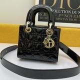 В комплекте с шарфом (Lady Dior). Четырехсекционная сумка с ручной стежкой в вид